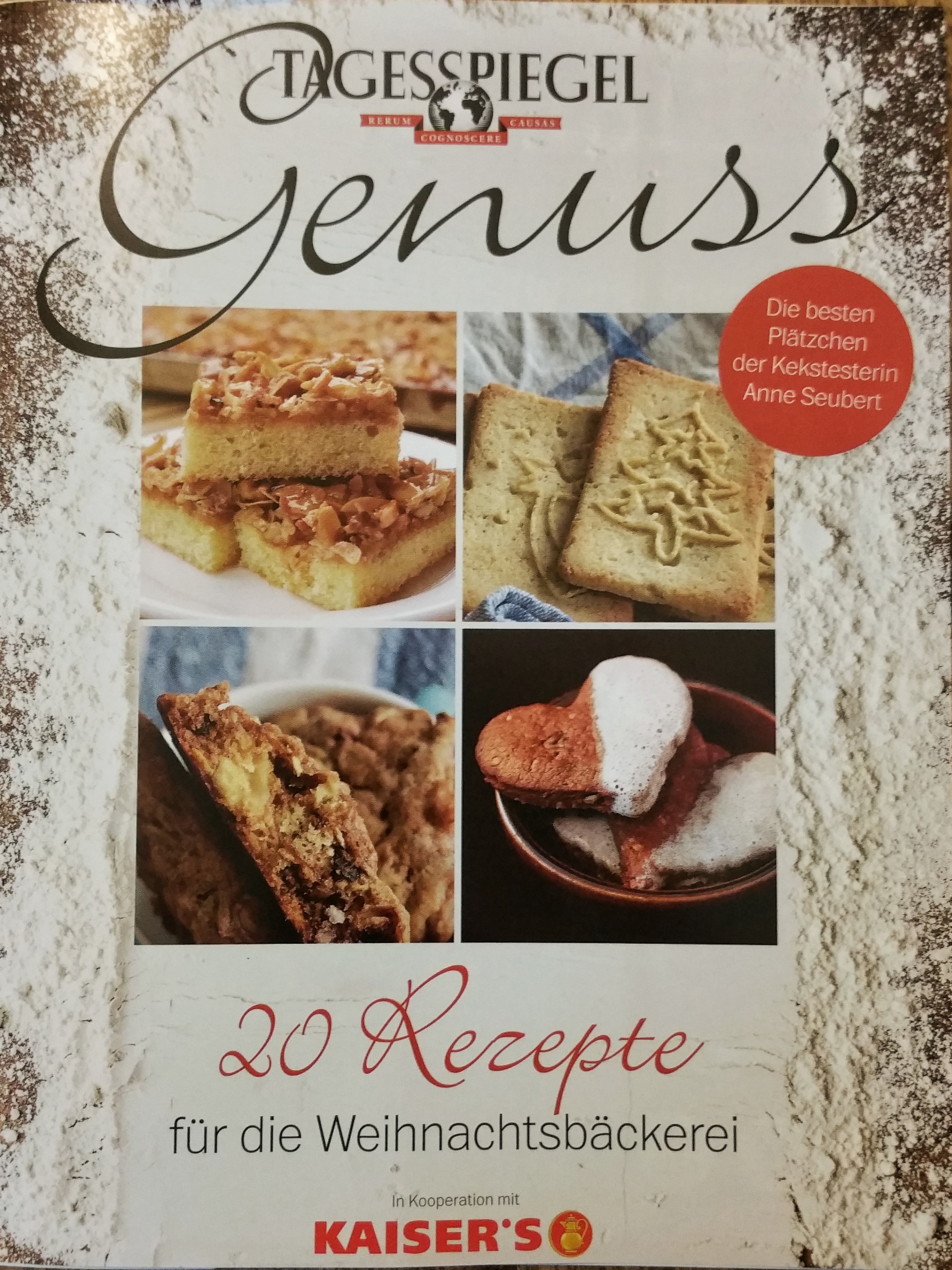 Tagesspiegel Genuss Spezial: 20 Rezepte der Kekstesterin für die Weihnachtsbäckerei